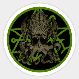 Cthulhu Badge Sticker